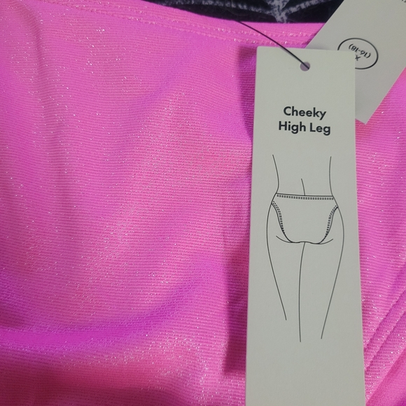 Nwt No Boundaries Vibrant Pink Bikini Bottom - Picture 5 of 8